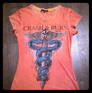 Crash and Burn tshirt